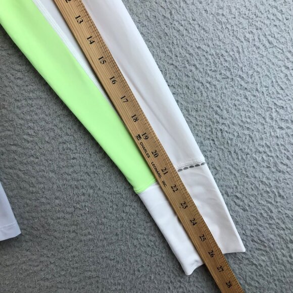 LLululemon Trail Bound Long Sleeve White / Clear Mint Size 10 - Picture 5 of 8